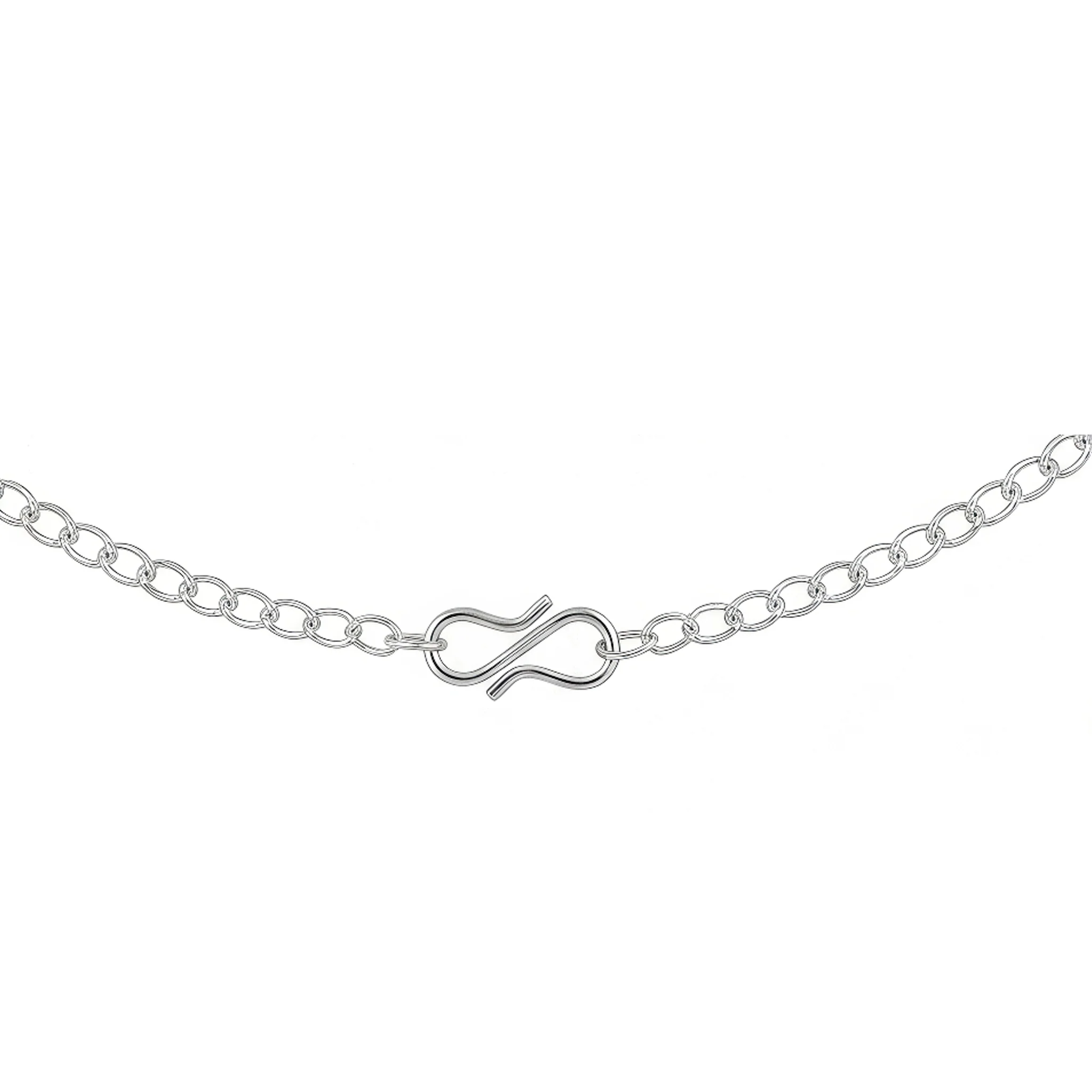 PRAO Necklace Anti-Tarnish Triple-Layered Chain With Emerald-Cut Green Gemstones - Image 5