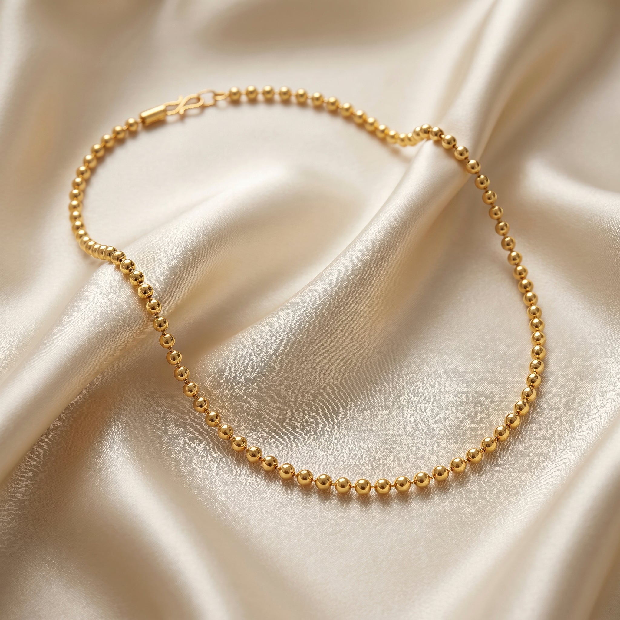 PRAO Necklace Anti-Tarnish Ball Chain - Image 4