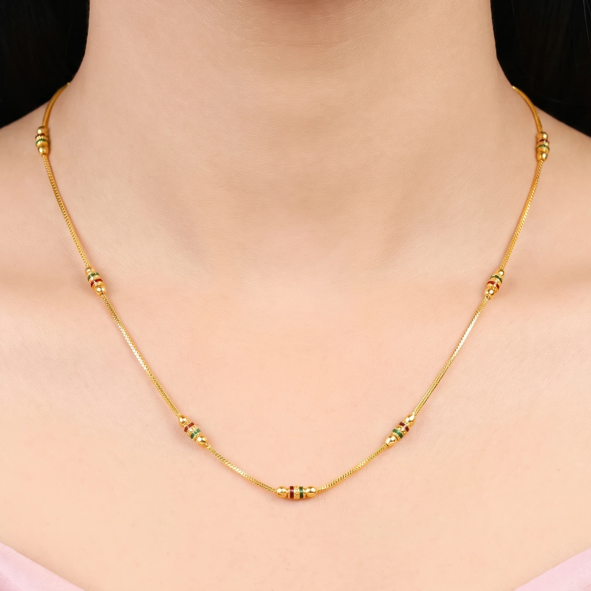 PRAO Necklace Anti-Tarnish Rope Chain - Image 2