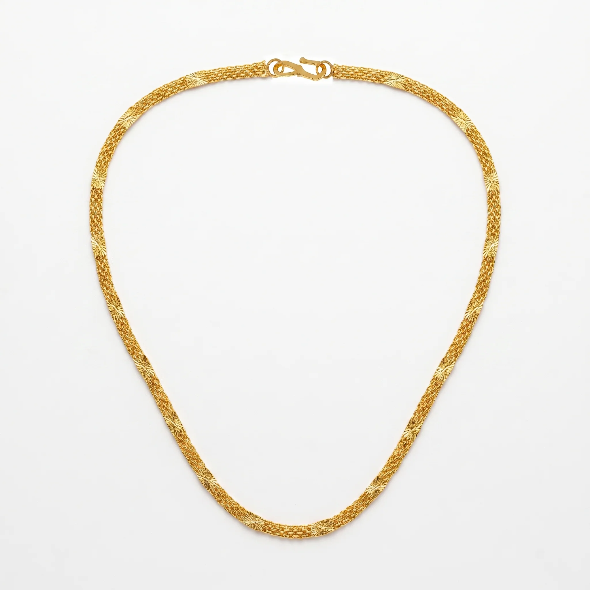PRAO Necklace Anti-Tarnish Mesh Chain - Image 3