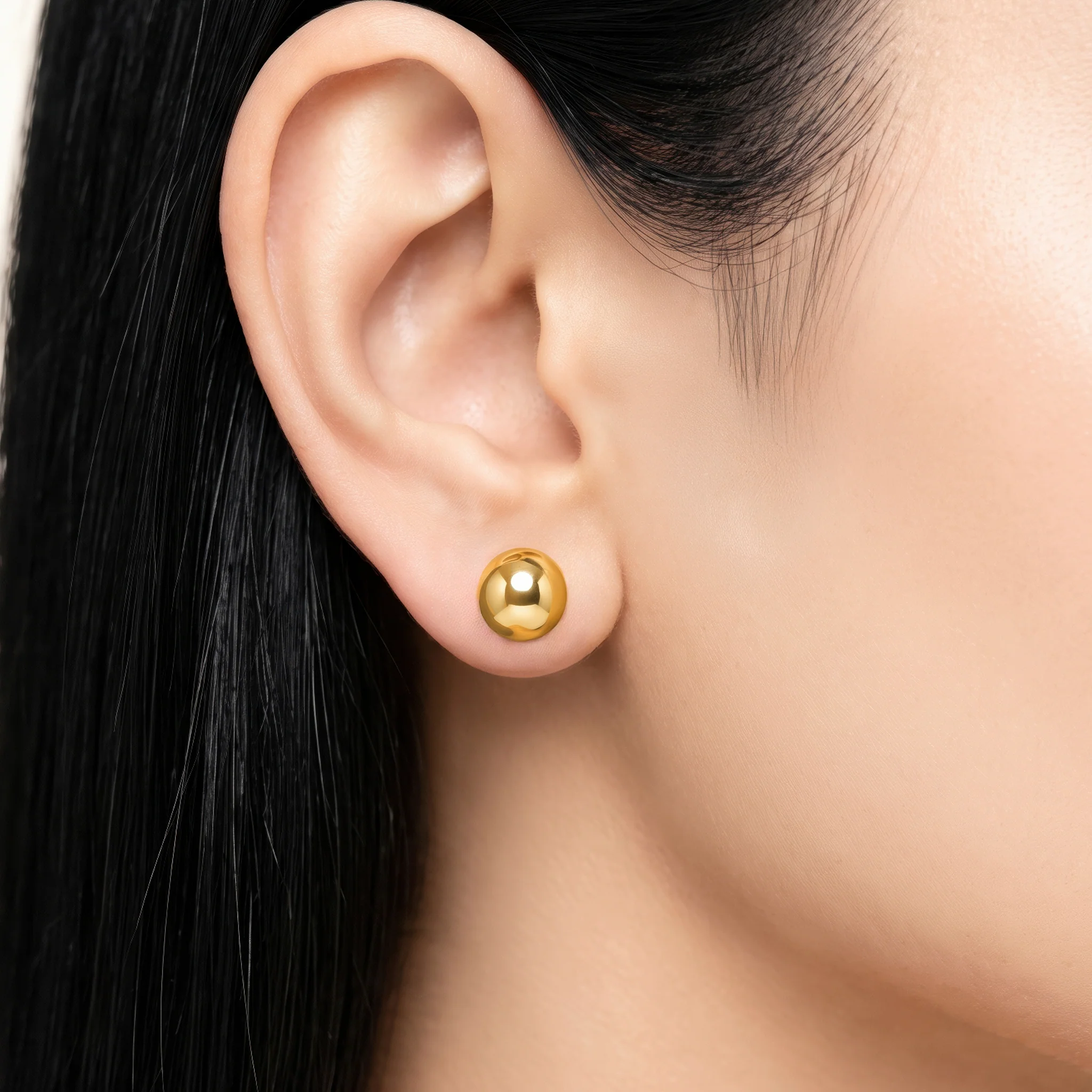PRAO Necklace Anti-Tarnish Braided Choker Set With Earrings - Image 3