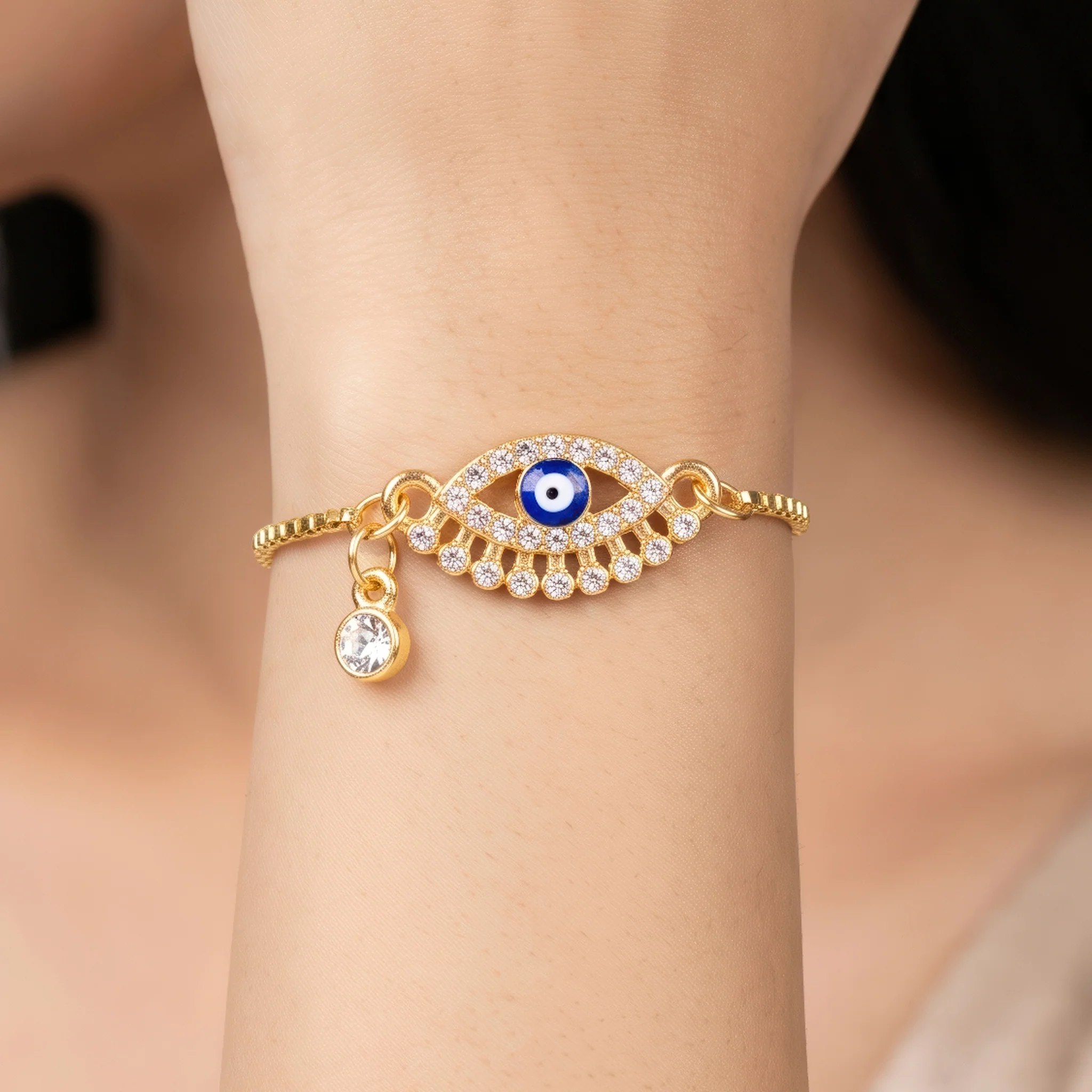PRAO Bracelet Anti-Tarnish Evil Eye Bolo (Adjustable Size) - Image 2