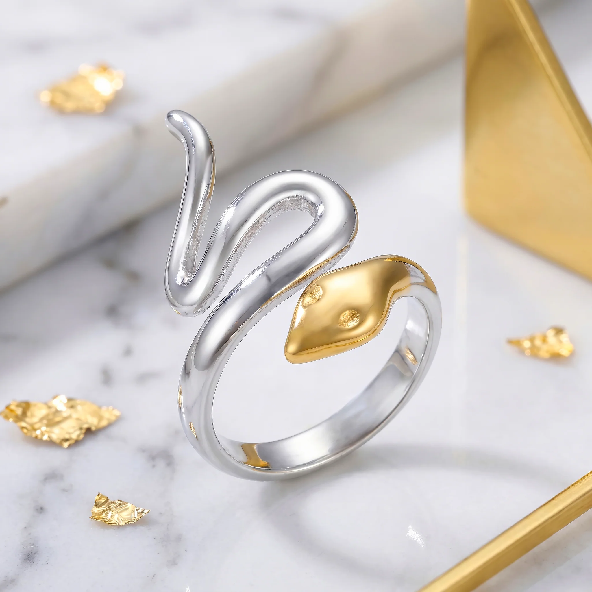 PRAO Ring Anti-Tarnish Snake Coil (Adjustable Size) - Image 4