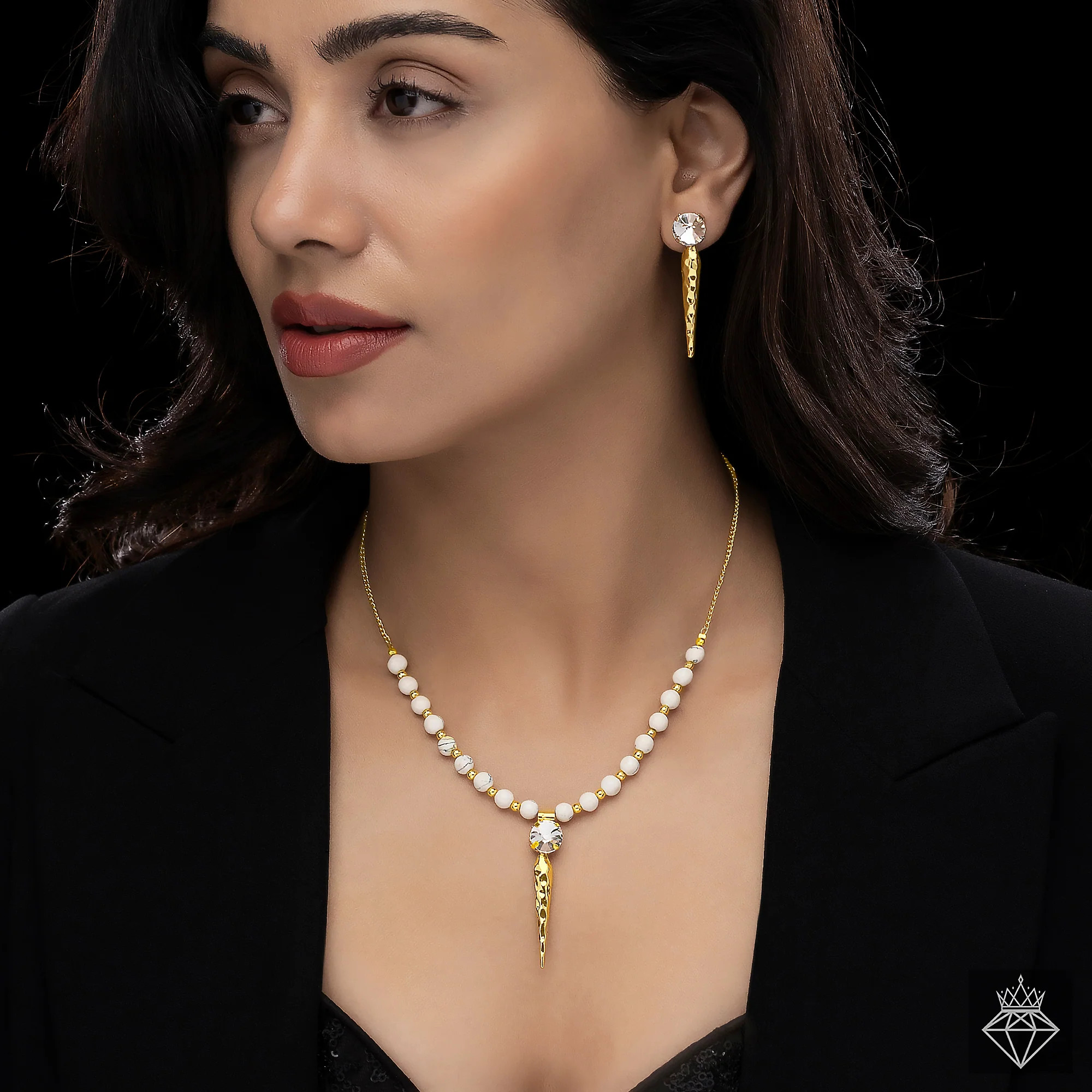 PRAO Necklace Anti-Tarnish Set With Earrings - Image 5